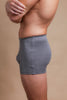 Men's Rib Elasticized Boxer Brief with Fly  - S, L, XL