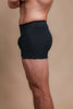 Men's Rib Elasticized Boxer Brief with Fly  - S, L, XL