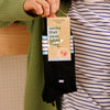 Conscious Step Organic Cotton Unisex CREW Socks Designs For Good Causes