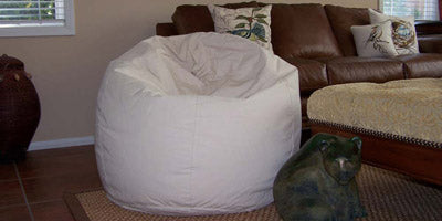 Organic Cotton, Hemp and Regular Cotton Bean Bag Chairs
