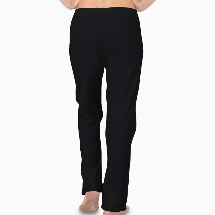 Organic Cotton Women's Drawstring Pants with Patch Pockets ( Black ) –  Cottonique - Allergy-free Apparel