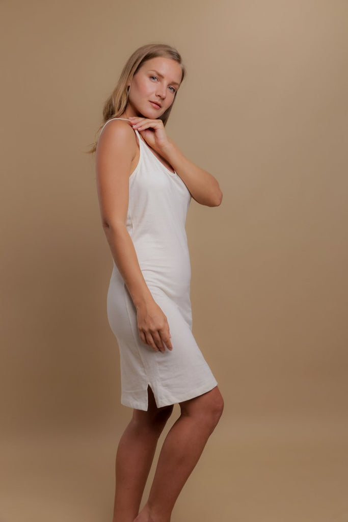 Women's Organic Cotton Full Slip 5 / Black Women's Organic Cotton Full Slip 5 / Black