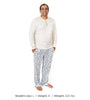 Men's Organic Cotton Henley & Lounge Pant Pajama Sets -  M, XL, XXL