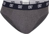 Men's 3-Pack CR7 Cristiano Ronaldo Basic Briefs Organic Cotton Blend Multicolor