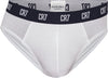 Men's 3-Pack CR7 Cristiano Ronaldo Basic Briefs Organic Cotton Blend Multicolor