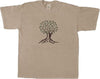 Organic Cotton Unisex Keep It Green T-Shirt in Sandstone - Size - Small
