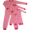 Children's Organic Cotton Pajama Long Johns - Sizes  18m or 2 yr