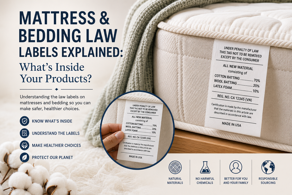 Mattress & Bedding Law Labels Explained | What’s Inside Your Mattress ...