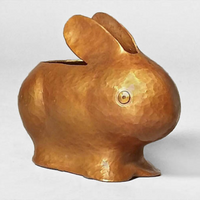 Hammered Copper Bunny