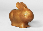 Hammered Copper Bunny