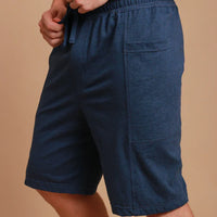 Men's Elasticized Organic Cotton Lounge Shorts with Drawstring