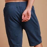 Men's Elasticized Organic Cotton Lounge Shorts with Drawstring