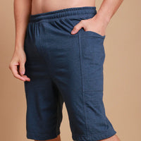 Men's Elasticized Organic Cotton Lounge Shorts with Drawstring