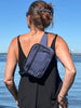 Deluxe Hemp Cross Body/Waist Pack in Blue