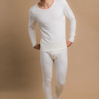 Men's Organic Thermal Top and Bottoms - S, M, L, XL