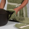 Organic Cotton Oven Mitt - Pot Holders - And Kitchen Towels