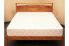 Natural Dreams Organic Innerspring Mattress with Natural Latex on Solid Wood Sunrise Bed Frame - Made in USA