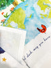 "Love & Light in the Universe" Organic Holiday Kitchen Towel