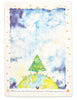"Love & Light in the Universe" Organic Holiday Kitchen Towel