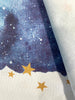 "Love & Light in the Universe" Organic Holiday Kitchen Towel