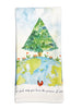 "Love & Light in the Universe" Organic Holiday Kitchen Towel