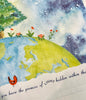 "Love & Light in the Universe" Organic Holiday Kitchen Towel