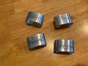 Engraved Napkin Rings - Set of 4