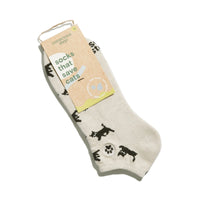 Conscious Step Organic Cotton Unisex ANKLE Socks Designs For Good Causes