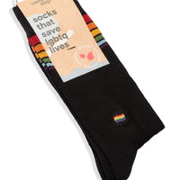 Conscious Step Organic Cotton Unisex Crew Socks Designs For LGBT Causes