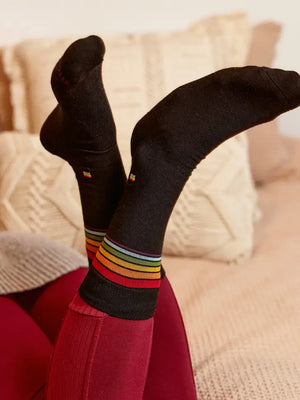 Conscious Step Organic Cotton Unisex Crew Socks Designs For LGBT Causes
