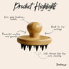Bamboo + Silicone Scalp & Body Massager | EcoChoices