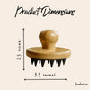 Bamboo + Silicone Scalp & Body Massager | EcoChoices