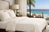 300 thread count organic cotton percale sheet set