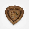 Hand-hammered Copper Heart Dish