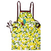 organic cotton lemon themed apron