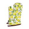 organic cotton lemon themed oven mitt