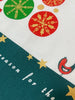 "Love Is the Reason For the Season" Organic Holiday Kitchen Towel