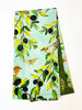 Olive Themed Organic Cotton Kitchen Towel, folded