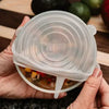 Set of 6 Silicone Reusable Food Cover Lids