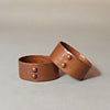 Pair of Hand-hammered Copper Napkin Rings
