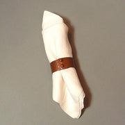 Pair of Hand-hammered Copper Napkin Rings
