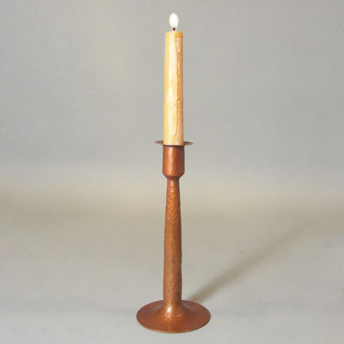 Hammered Copper Candlesticks (Pair)