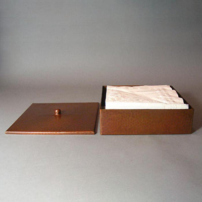 Roycroft-style Copper Napkin Box