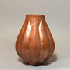 Ribbed Pod Copper Vase