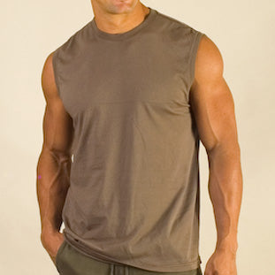 Organic Cotton Sleeveless Shirts - Size - S