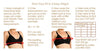Women's Slimfit Pullover Bra - Size 4 (32A,B), Size 5 (34A/B), Size 6 (36A/B), Size 7 (38A/B)