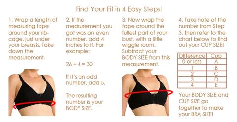Women's Slimfit Pullover Bra - Size 4 (32A,B), Size 5 (34A/B