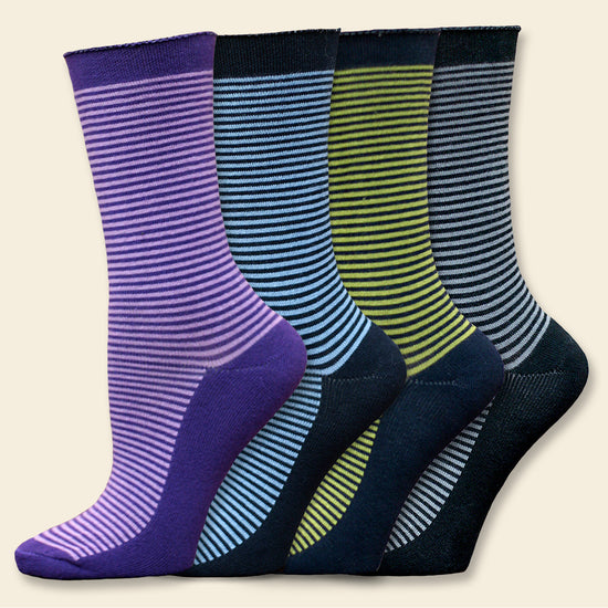organic cotton dress socks Maggie's Organics Organic Cotton Beekeeper Dress Socks, Black/Grey / M