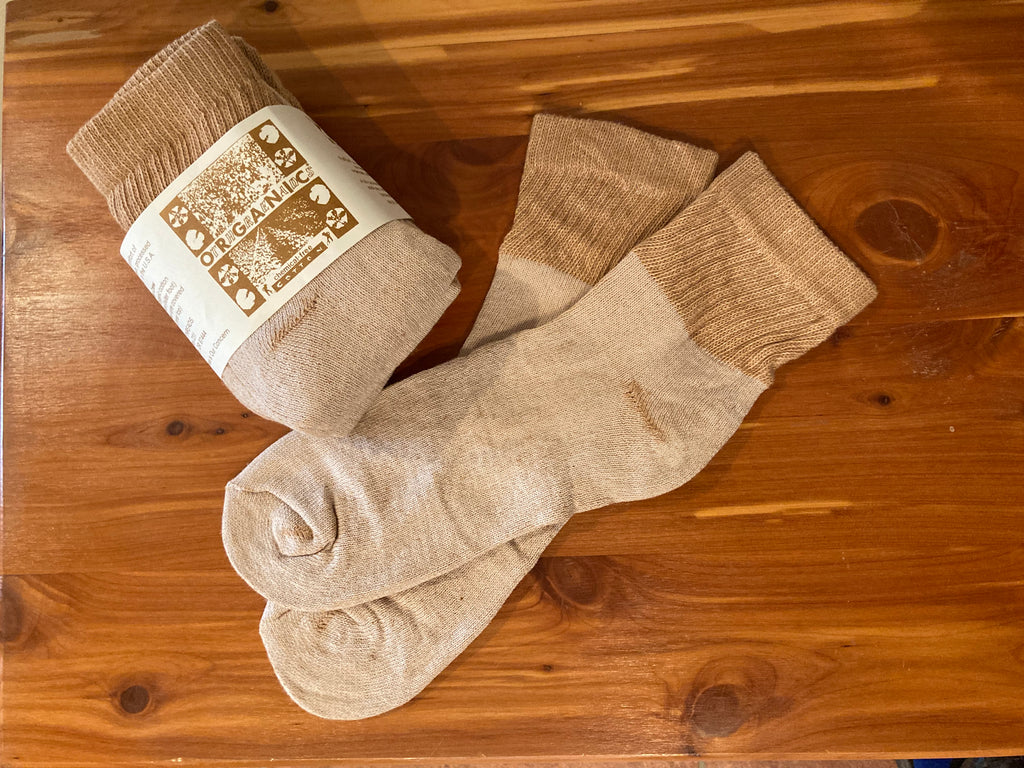 Organic Cotton Adult Short Top Socks - Three Packs - Unisex - Men