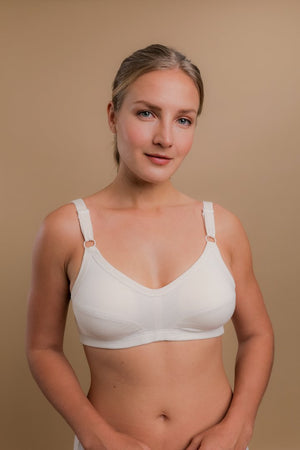 Plain Full Figure Sigma Women Everyday Non-Padded Cotton Bra at Rs